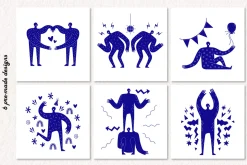 The Dudes | Abstract figures