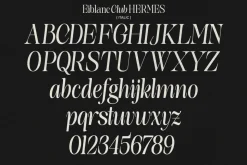 The Eiblanc Club Hermes | 12 Font