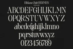 The Eiblanc Club Hermes | 12 Font