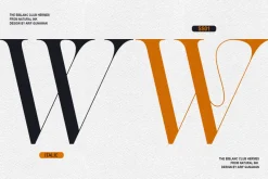 The Eiblanc Club Hermes | 12 Font