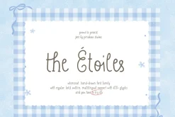 The Etoiles - Hand-drawn Font Family