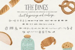 The Freshly Baked Font Trio & Dings