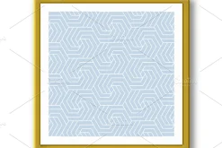The geometric pattern with stripes