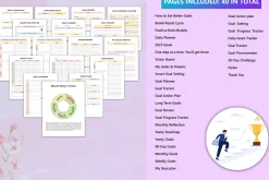 The Goal Setting & Motivation Planne