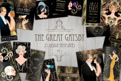 The GREAT GATSBY. 25 designs. vol.1