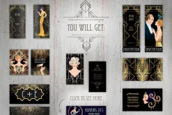 The GREAT GATSBY. 25 designs. vol.1