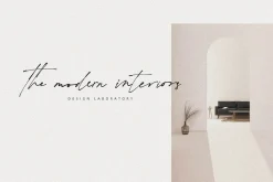 the impressionist // luxe chic font