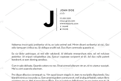 The Initial - Letterhead Template