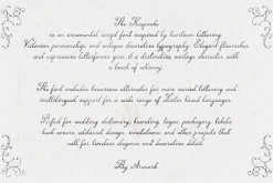 The Keepsake Vintage Script Font
