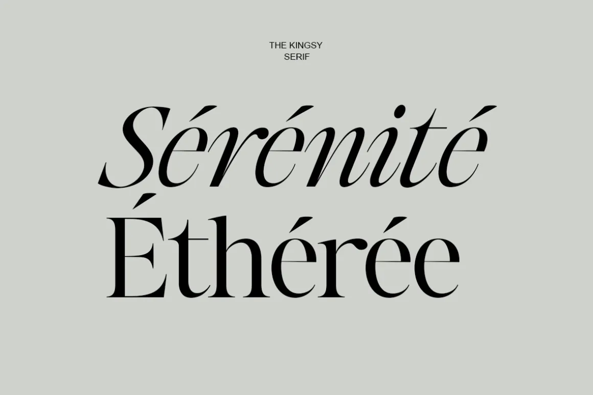 The Kingsy Serif (09 fonts)
