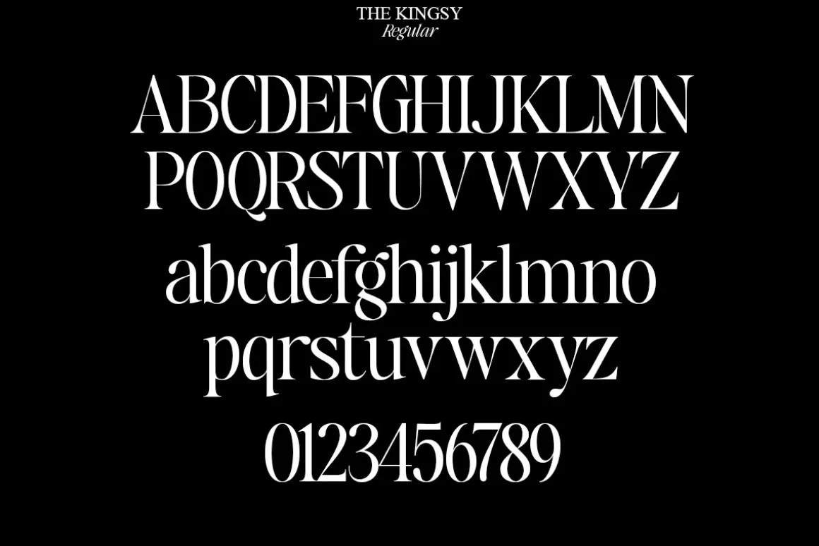The Kingsy Serif (09 fonts)