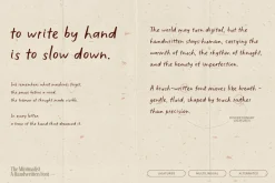 The Minimalist | Handwritten Font