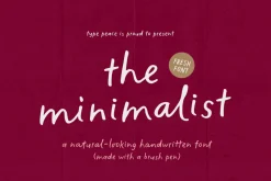 The Minimalist | Handwritten Font