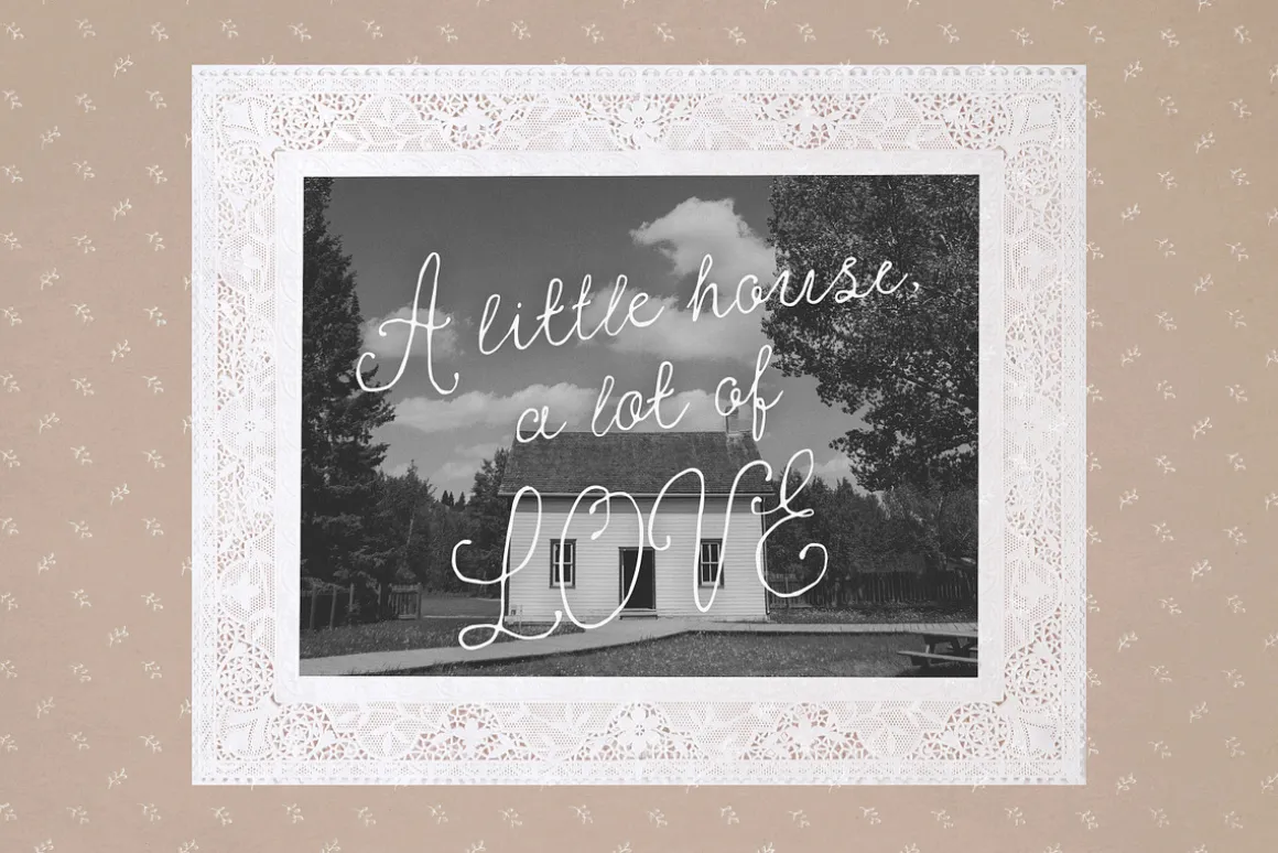 The Paper Doll Vintage Romantic Font