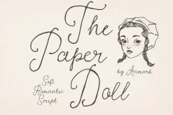 The Paper Doll Vintage Romantic Font