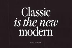 The Picnic Club 11 Fonts