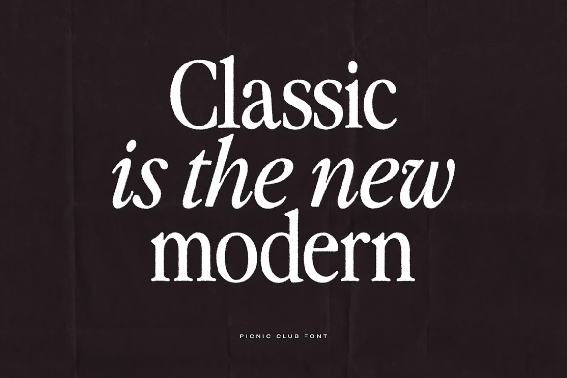 The Picnic Club 11 Fonts