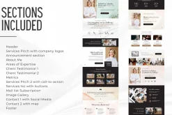Therapist Canva Website Template