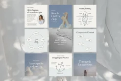 Therapist Social Kit - Canva