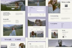 Therapist Squarespace Template