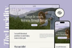 Therapist Squarespace Template