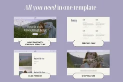 Therapist Squarespace Template