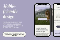 Therapist Squarespace Template