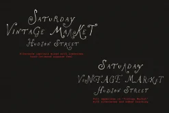 The Rose Atelier// Hand drawn Font