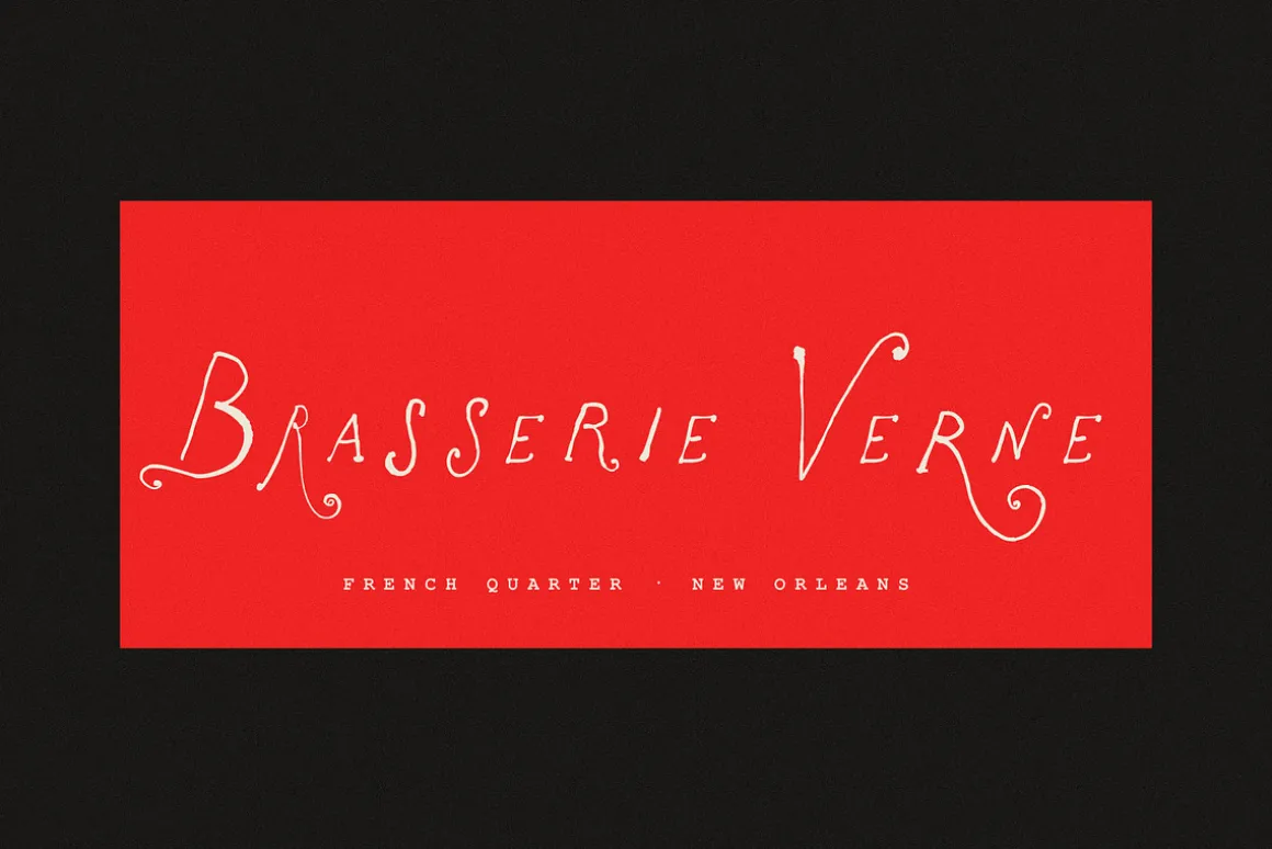 The Rose Atelier// Hand drawn Font