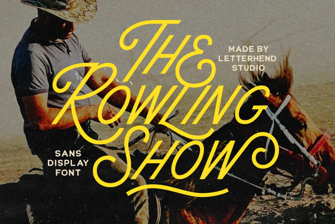 The Rowling Show Monoline Sans