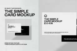 The Simple Card Mockup