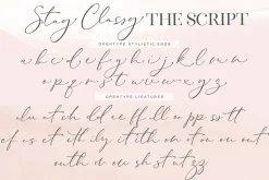 The Stay Classy Font Duo