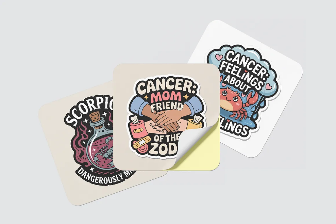 The Zodiac Personality Sticker Set