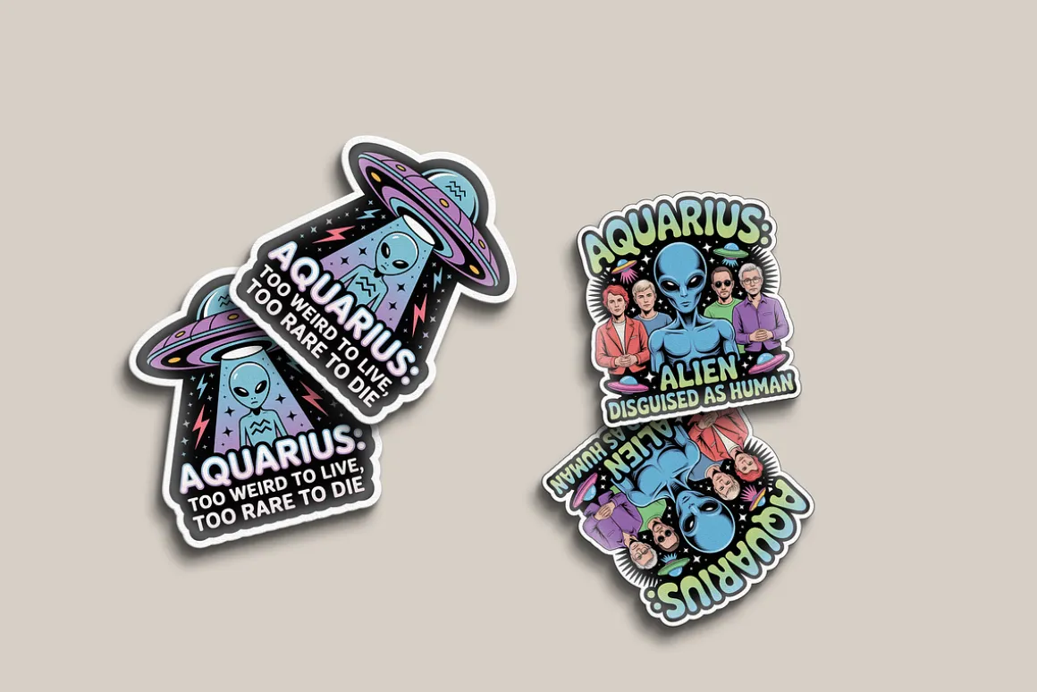 The Zodiac Personality Sticker Set