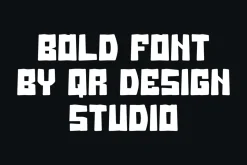 Thick Gazone - Rounded Font