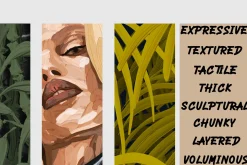 Thick paint Procreate brushes