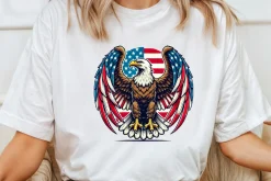 4th of July American Eagle Clipart