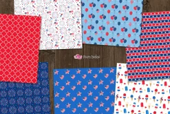 4th of July digital paper