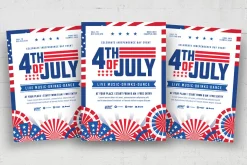 4th of July Flyer Template