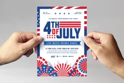 4th of July Flyer Template