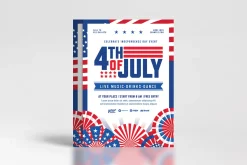 4th of July Flyer Template