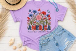 4th of July Wildflower PNG