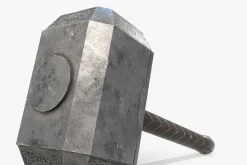 Thor Hammer Low Poly PBR