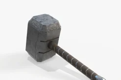 Thor Hammer Low Poly PBR