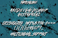Thrashlane Bold Street Brush Font
