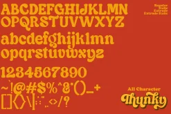 Thunky - Chunky Retro Typeface