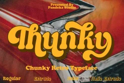 Thunky - Chunky Retro Typeface