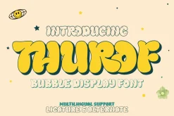 Thurof - Bubble Font