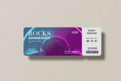 Ticket Mockup