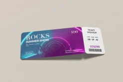 Ticket Mockup